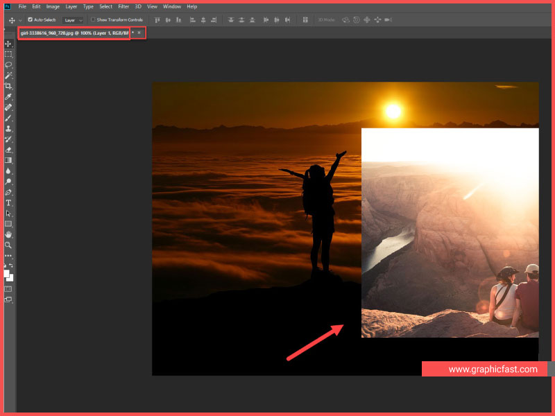 วิธีใส่รูปภาพ แทรกรูปภาพใน Photoshop อย่างง่าย - Graphicfast