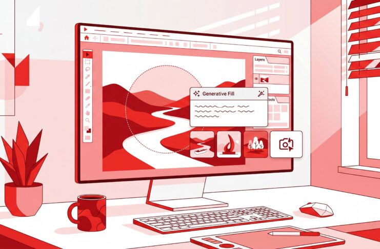 Generative Fill ใน Photoshop คืออะไร? ใช้งานยังไงให้ได้ผลแบบมือโปร (2026) Generative Fill ใน Photoshop คืออะไร อินเทอร์เฟส AI สำหรับแก้ไขภาพ
